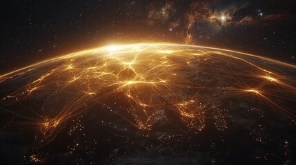 Global Connectivity and Technology Network Visualization