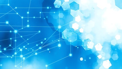 Obraz premium Digital Network Background