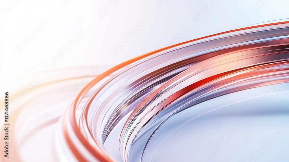 Aufkleber dynamic motion patterns abstract design digital art modern close-up