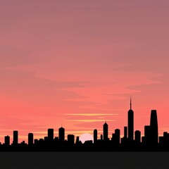 Red light beam at the top with a dark background red blurred beam light on dark backgroundabstract red blurred backgound skyline silhouette 