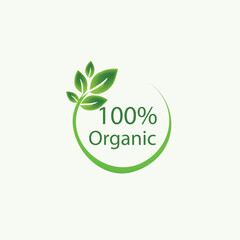 eco-friendly logo design with abstract organic