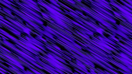 A dynamic flat pattern design in deep ultraviolet hues, showcasing vivid purples, high contrast, blurred lines, and action poses.