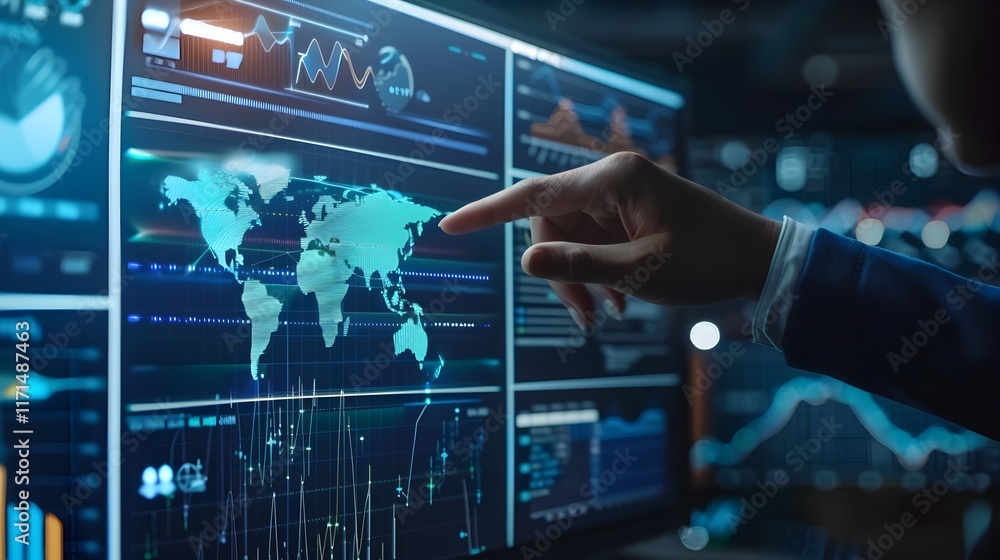Poster innovative ai powered financial transactions automation solution for efficient business