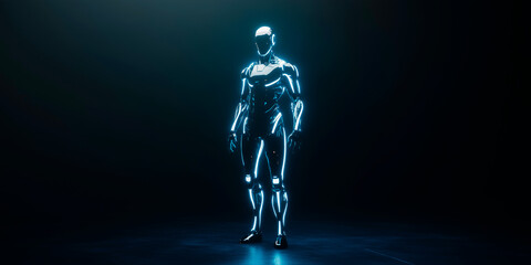 Hyperrealistic Futuristic Robot