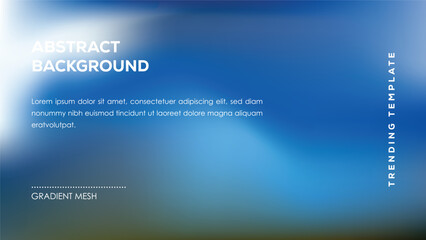 Abstract Background Gradient Mesh Trending Template Design