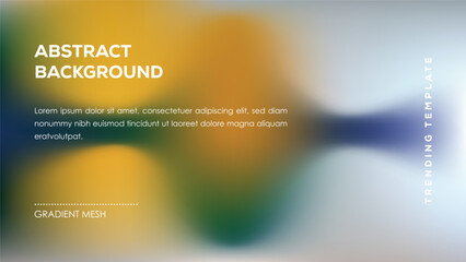 Abstract Background Gradient Mesh Trending Template Design