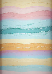 abstract colorful watercolor background with icing texture stacked in horizontal stripes