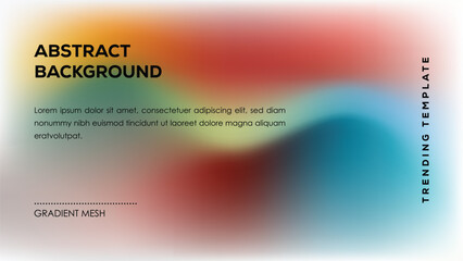 Abstract Background Gradient Mesh Trending Template Design Colors