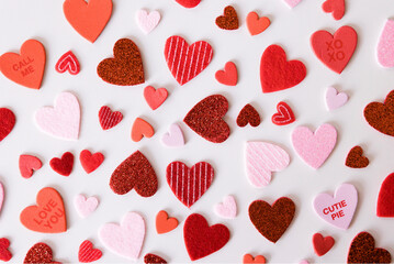 seamless pattern with hearts