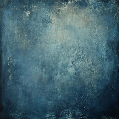 Obraz premium Grunge textured wall background in vintage style with dark blue