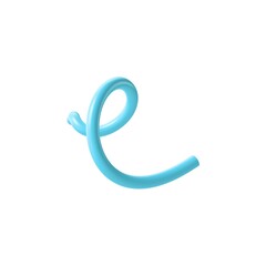 simbol and icon sale offer blue spring decoration 3D icon