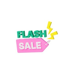 simbol and icon sale offer flash 3D icon