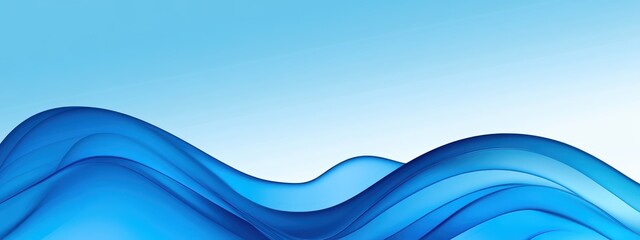 Abstract blue waves, flowing curves, smooth gradients, dynamic motion, minimalist design, light and shadow play, fluid shapes, digital art, glossy texture, sleek modern aesthetic, white background, se