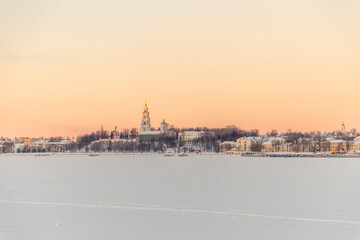 Panoramic view of the Kostroma city. Kostroma region, Russia