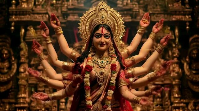 Maa durga devi in temple