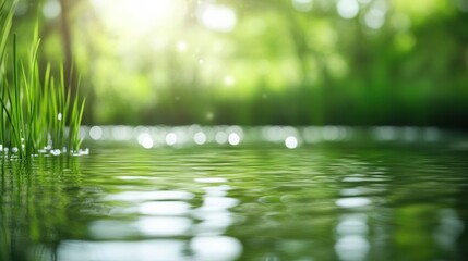 Contamination in Small Lake with Natural Background