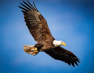 Fototapeta premium american bald eagle