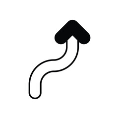 Arrow Up vector icon