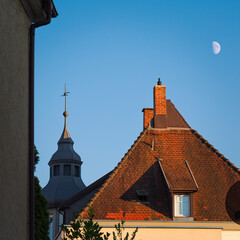 Mond über Radolfzell