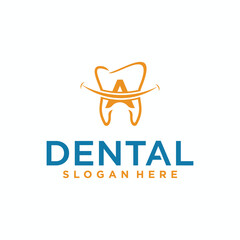 Dental care logo. Collection of dental logos for various purposes.