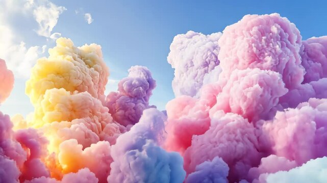 colorful cloud