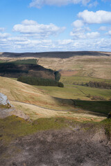 Expansive Countryside View with Rolling Hills and Green Fields
