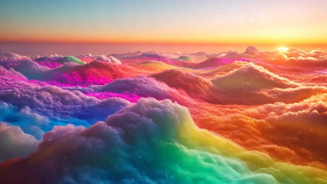 colorful cloud