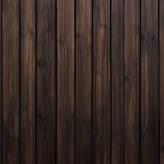 Fototapeta premium Dark brown vertical wood planks background texture.
