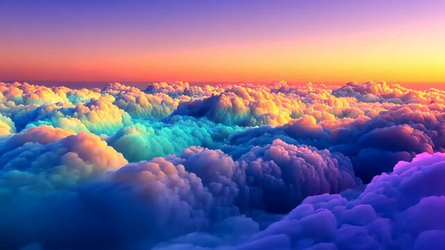 colorful cloud