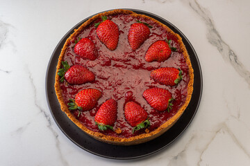 Torta Cheesecake de morango