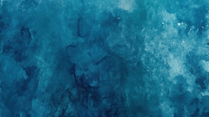 tranquil teal wash painted in gentle layers forming an airy abstract surface with abundant copyspace conveying calm concept of design, promotion, media