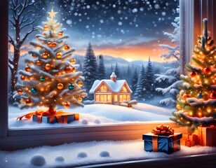 Christmas scenery