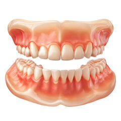 Obraz premium teeth and dental floss isolated on transparent background teeth png 