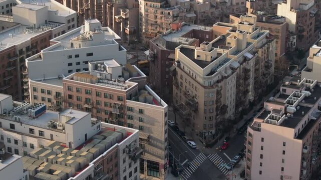 Aerial view of South Williamsburg Brooklyn