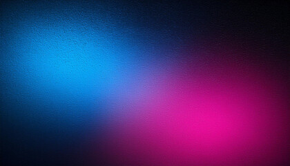 Fototapeta premium black blue pink spot light texture color gradient rough abstract background shine shiny mild and glow template empty area grainy noise grungy
