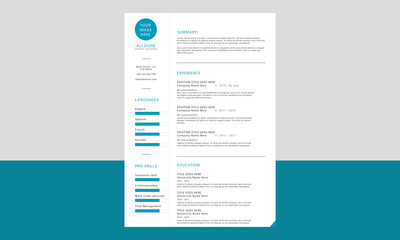 Resume  cv template	