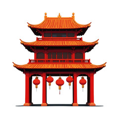 Traditional Chinese pagoda