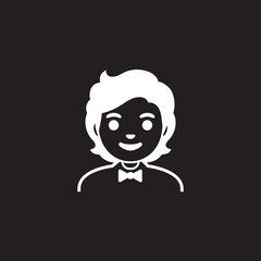 Person in Bowtie Icon
