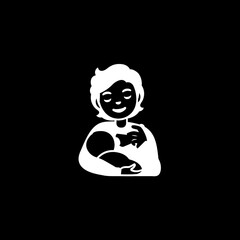 Mother with Baby Icon
