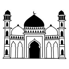 taj mahal vector