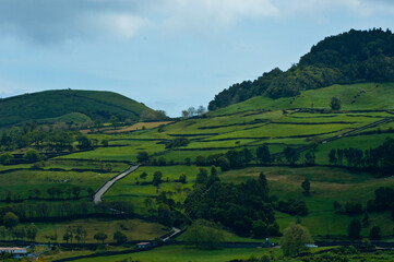landscape in the mountains