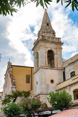 Fototapeta premium Old church or chapel in Taormina, Sicily.