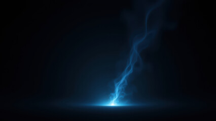 A mesmerizing AI-generated image featuring a vibrant blue swirling pattern with an undetectable quality.