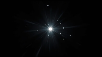 Space scene with an AI-generated celestial body as its centerpiece.