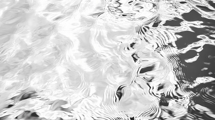 Fototapeta premium Shiny silver foil texture with rippled surface, metallic, abstract, texture. Rippled. Illustration