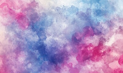 Fototapeta premium Abstract watercolor heart background. Concept love, valentine day greeting card.