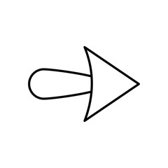 Arrow Right vector icon