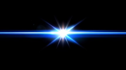 Futuristic blue light streak animation creating a vibrant atmosphere in a digital environment