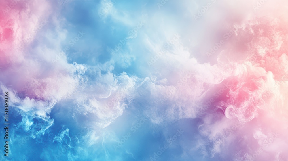 Poster abstract gradient background in pastel colors. winter, spring theme. peaceful and versatile backdrop