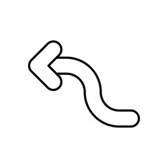 Arrow Left vector icon